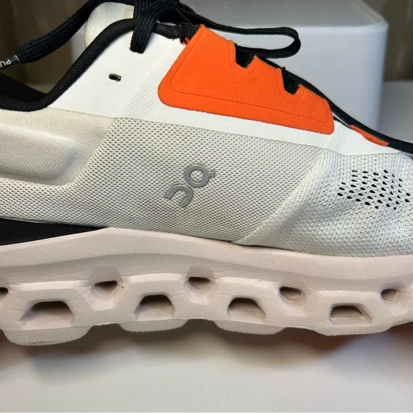 On Cloud Cloudstratus 3 Running Sneaker Women’s 10 Undyed White/Sand Orange - Picture 11 of 16